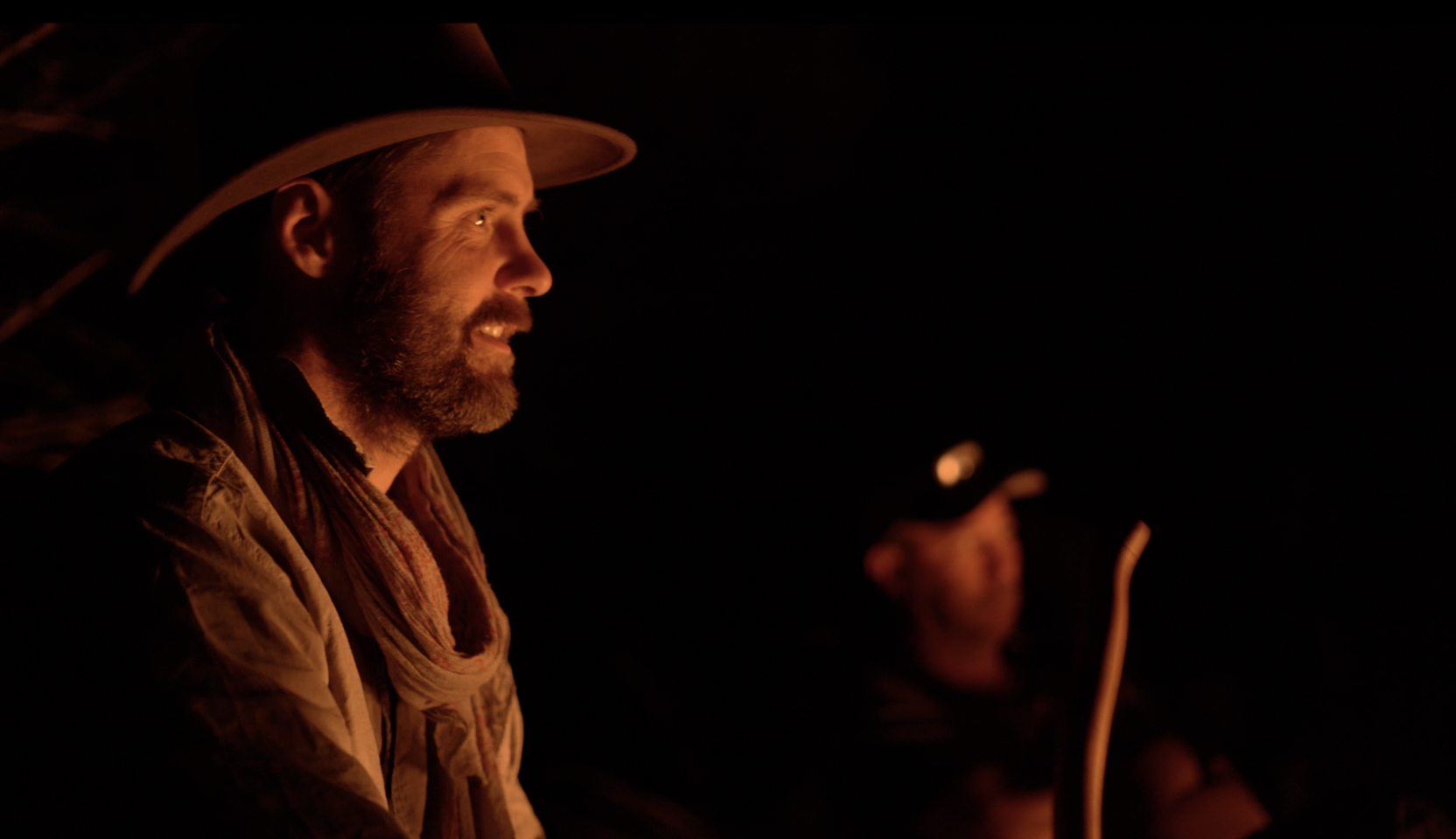 Will Wilson at the fire — Edge of Wild